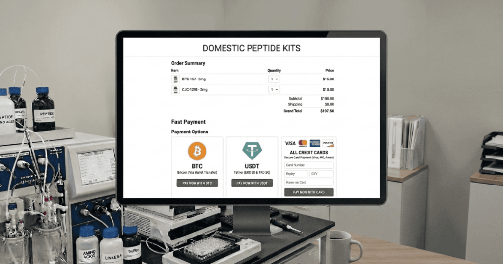 Domesticpeptidekits.com Checkout 